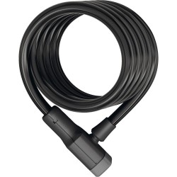 ABUS Coil Cable Lock 6512K/180 BK SCMU Booster ABUS Coil Cable Lock 6512K/180 BK SCMU Booster