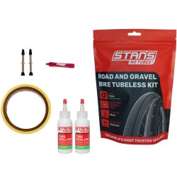 Stans NoTubes TUBELESS KIT, ROAD, 25 TAPE, 55 VALVE Stans NoTubes TUBELESS KIT, ROAD, 25 TAPE, 55 VALVE