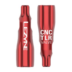 Lezyne CNC TLR Valve Caps Only (Pair) Red Lezyne CNC TLR Valve Caps Only (Pair) Red