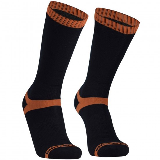 Dexshell - Hytherm Pro Socks Black Tangelo stripe - XL