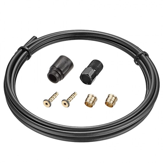 Tektro Hose Kit 5.5mm 2000mm Black Banjo Fitting Tektro Hose Kit 5.5mm 2000mm Black Banjo Fitting