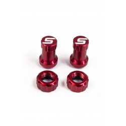 Stans Tubeless Valve Colour Kit Red Stans Tubeless Valve Colour Kit Red