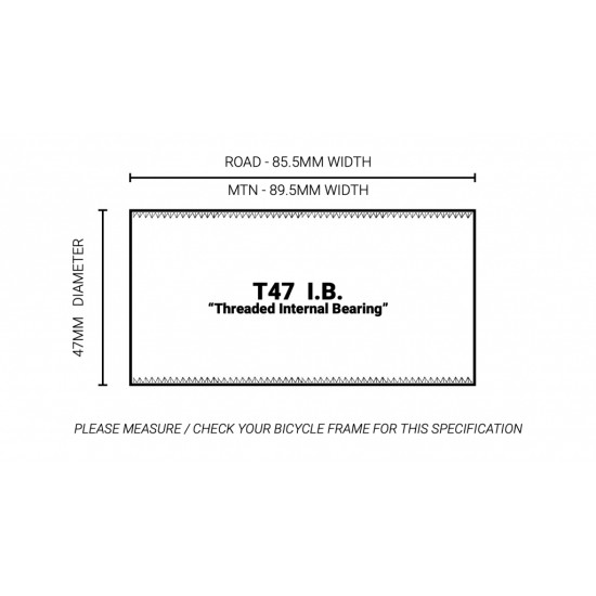 Praxis - BB - Shimano 24mm T47 I.B. Road 85.5mm