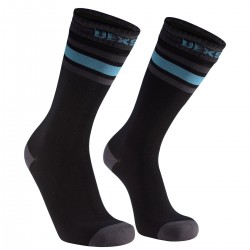 Dexshell - Ultra Dri Sports Socks Aqua Blue stripe - S Dexshell - Ultra Dri Sports Socks Aqua Blue stripe - S