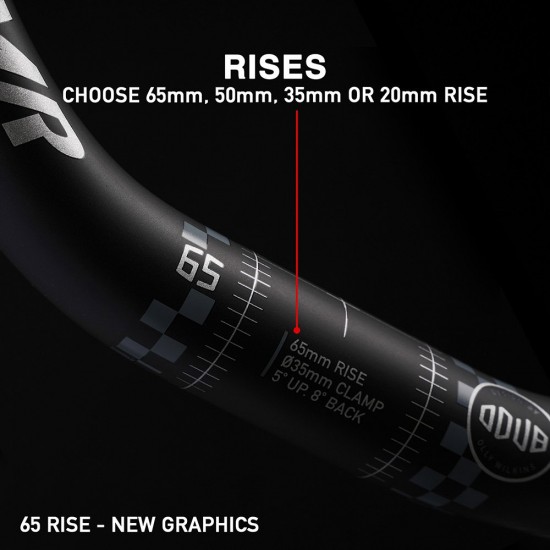 DMR - ODUB BAR 31.8 - 20 mm Rise - Black DMR - ODUB BAR 31.8 - 20 mm Rise - Black