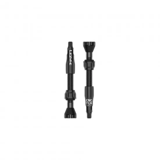 Lezyne CNC TLR Valves (Pair) 44mm Black
