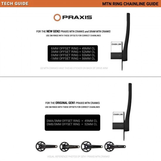 Praxis - CR - Direct Mount NW 3mm Offset - 32t