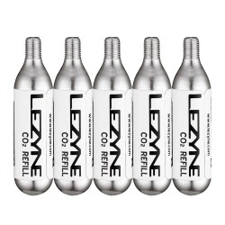 Lezyne - 16G Threaded CO2 Cartridge pack of 5 Lezyne - 16G Threaded CO2 Cartridge pack of 5
