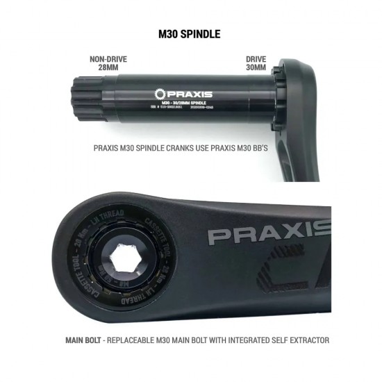 Praxis - CS MTB - Cadet G2 - Arms Only - 170mm