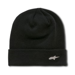 Alpinestars Metal Logo Cuff Beanie Black Alpinestars Metal Logo Cuff Beanie Black