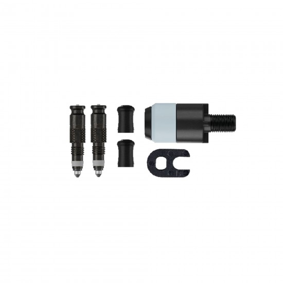 Schwalbe Clik Valve SV Conversion Kit With Pump Head Adaptor Schwalbe Clik Valve SV Conversion Kit With Pump Head Adaptor
