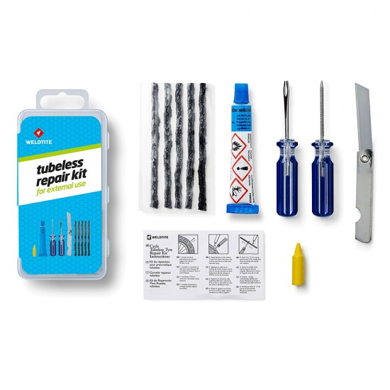 Weldtite Tubeless Tyre Repair Kit - For External Use Weldtite Tubeless Tyre Repair Kit - For External Use