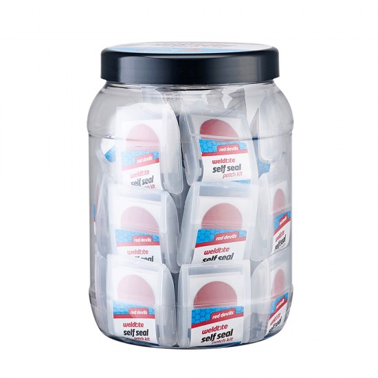 Weldtite Self Seal Puncture Rep Kit Disp Jar-36