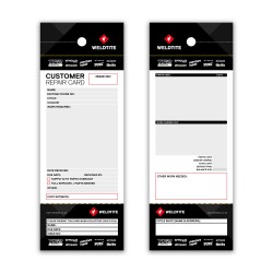 Weldtite Service Repair Tags pk of 100 Weldtite Service Repair Tags pk of 100