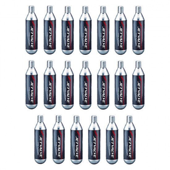 Weldtite Jetvalve 25g CO2 Cartridges box of 20 Weldtite Jetvalve 25g CO2 Cartridges box of 20