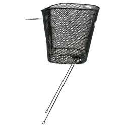 Oxford Wire Front Basket Headstock fitting - Black Oxford Wire Front Basket Headstock fitting - Black