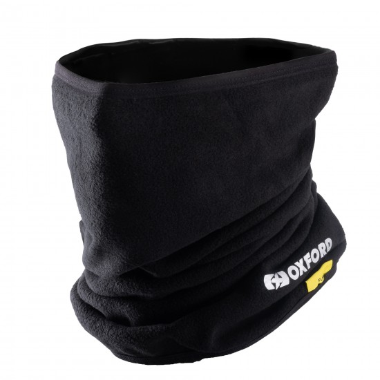 Oxford Neck Tube Fleece - Black Oxford Neck Tube Fleece - Black