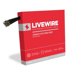 Oxford Livewire 100 x Stainless Steel Pear Only Brake wire Oxford Livewire 100 x Stainless Steel Pear Only Brake wire