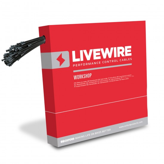 Oxford Livewire 100 x PTFE Coated Pear Brake Wire 1.5mm x 1.8m Oxford Livewire 100 x PTFE Coated Pear Brake Wire 1.5mm x 1.8m