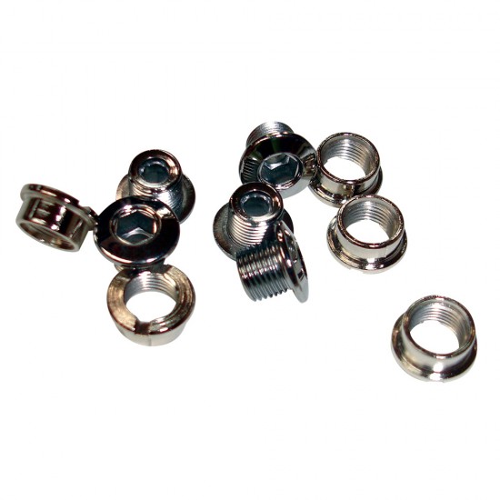 Oxford Chainring Bolt Double - 5 Bolts+5 Nuts Oxford Chainring Bolt Double - 5 Bolts+5 Nuts