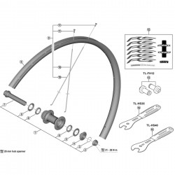 Shimano WH-R500 front nipple Shimano WH-R500 front nipple
