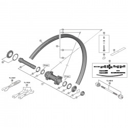 Shimano WH-RS10 nipple, black Shimano WH-RS10 nipple, black