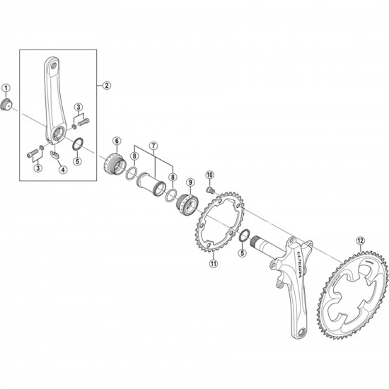 Shimano FC-5600 Security Plate Shimano FC-5600 Security Plate