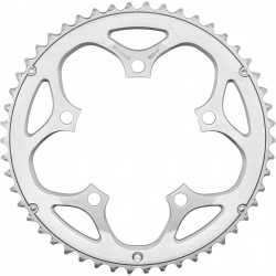 Shimano FC-4550-S Tiagra 9 speed double outer chainring 50T-F silver for 50-34T Shimano FC-4550-S Tiagra 9 speed double outer chainring 50T-F silver for 50-34T