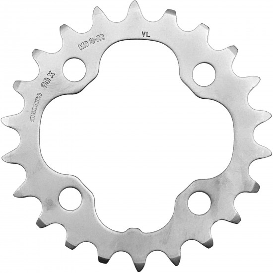 Shimano FC-M532 Deore 10 speed triple inner chainring 22T silver