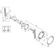 Shimano FC-T781 10 speed triple middle chainring 36T-AL black