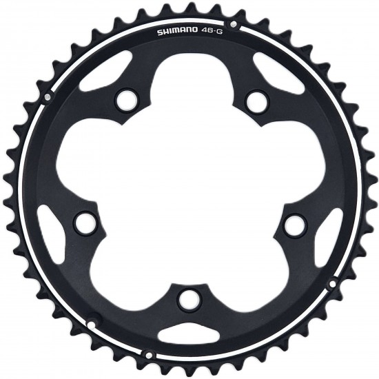 Shimano FC-CX50 10 speed outer chainring, 46T-G, black