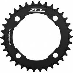 Shimano FC-M640 Zee 10 speed single chainring 34T, black Shimano FC-M640 Zee 10 speed single chainring 34T, black
