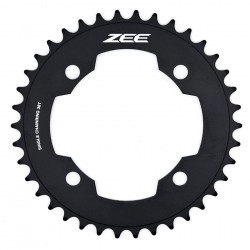 Shimano FC-M640 Zee 10 speed single chainring 38T, black Shimano FC-M640 Zee 10 speed single chainring 38T, black