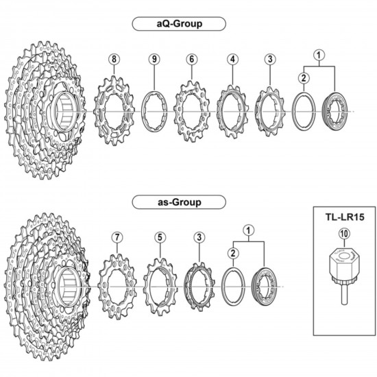 Shimano CS-M760 sprocket 16T