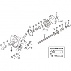 Shimano HB-NX50 left hand dust cap