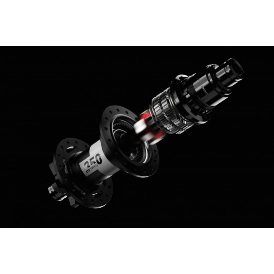 DT Swiss 350 DEG Classic rear disc 6 bolt 148 x 12 mm Boost, SRAM XD, 28 hole, black