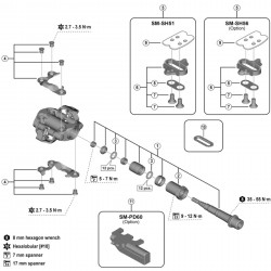 Shimano PD-M737 cleat fixing screw