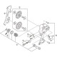 Shimano Alivio RD-M410 tension and guide pulley set