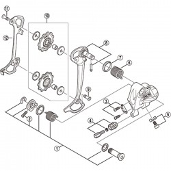 Shimano RD-M591 inner plate, SGS-type Shimano RD-M591 inner plate, SGS-type
