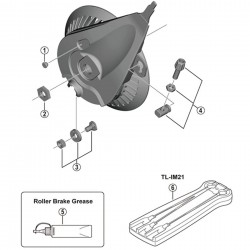 Shimano BR-IM45-F inner cable fixing bolt unit Shimano BR-IM45-F inner cable fixing bolt unit