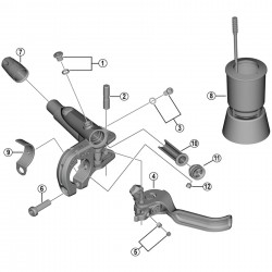 Shimano BL-M785 lever axle Shimano BL-M785 lever axle