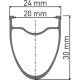 DT Swiss A 510 DB Sleeve-joined 24 hole Presta-drilled disc brake black