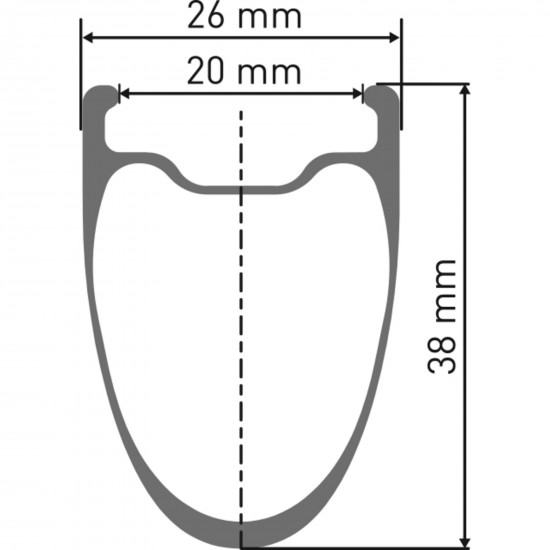 DT Swiss ARC 1100 DICUT disc brake wheel, carbon clincher 38 x 20 mm rim, rear DT Swiss ARC 1100 DICUT disc brake wheel, carbon clincher 38 x 20 mm rim, rear