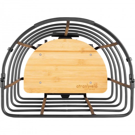 AtranVelo EPIC CURVE AVS Basket, Bamboo Base, 24.5 Litre