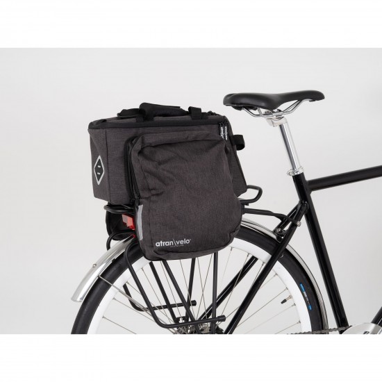 AtranVelo ZAP Top AVS Bag, With Mini-Panniers, 10.5 + 8 Litre AtranVelo ZAP Top AVS Bag, With Mini-Panniers, 10.5 + 8 Litre