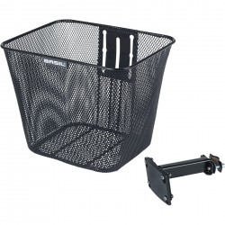 Basil Bilbao FM front basket fixed blk Basil Bilbao FM front basket fixed blk