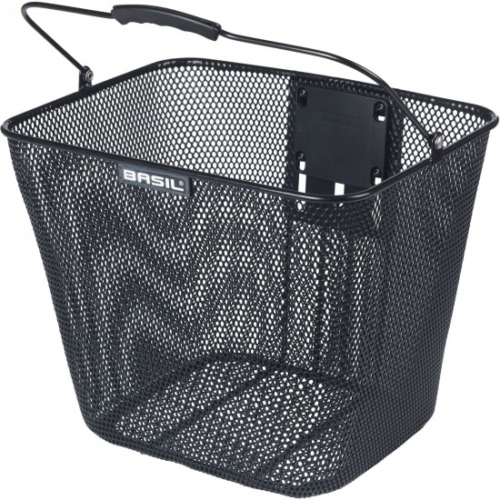 Basil Bilbao front basket KF black Basil Bilbao front basket KF black