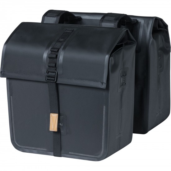 Basil Urban Dry double bag 50L matt blac Basil Urban Dry double bag 50L matt blac