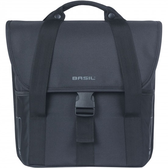 Basil GO single bag 16L solid black Basil GO single bag 16L solid black