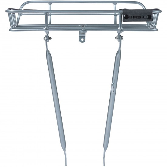 Basil Portland front carrier aluminium Basil Portland front carrier aluminium